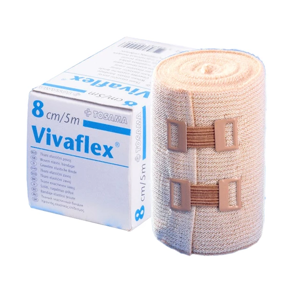 Vivaflex 8 cm x 5 m, elastični povoj 1 povoj
