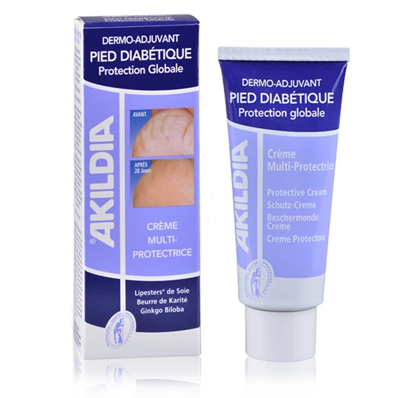 Akildia, krema za nego stopal, 75 ml