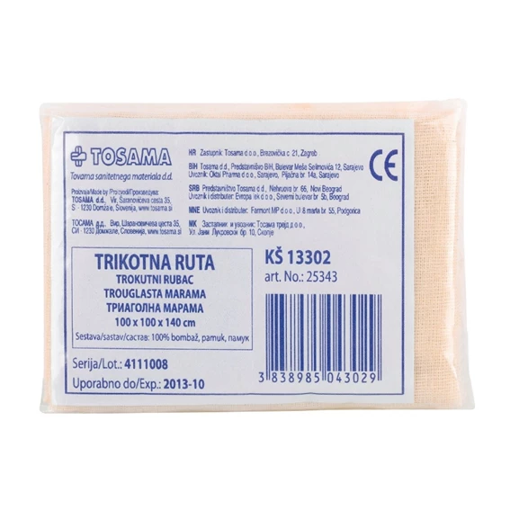 Trikotna ruta za prvo pomoč, 1 ruta