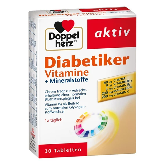 Doppelherz Aktiv DIABETIKER Vitamini, 30 tablet