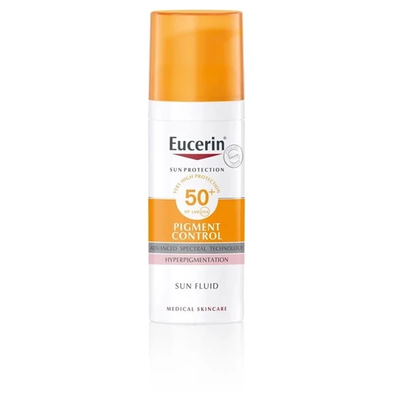 Eucerin Sun Pigment Control obarvan fluid za zaščito pred soncem ZF50+ v odteneku medium, 50 ml