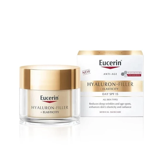 Eucerin Hyaluron-Filler dnevna krema ZF 15 za suho kožo, 50 ml