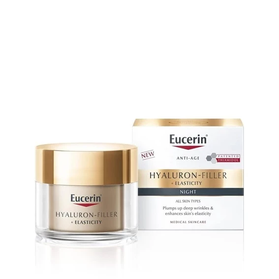 Eucerin Hyaluron-Filler + Elasticity nočna krema, 50 ml