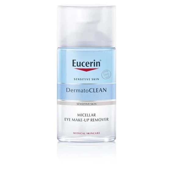 Eucerin DermatoClean micelarni odstranjevalec ličil za oči, 125 ml