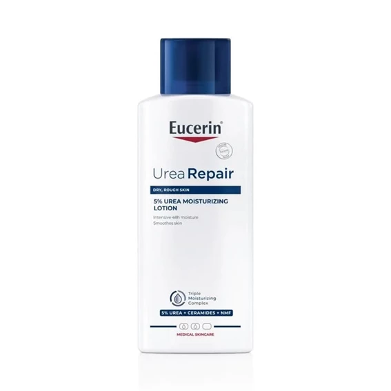 Eucerin UreaRepair PLUS losjon za telo 5 % urea, s pomirjajočim vonjem, 250 ml