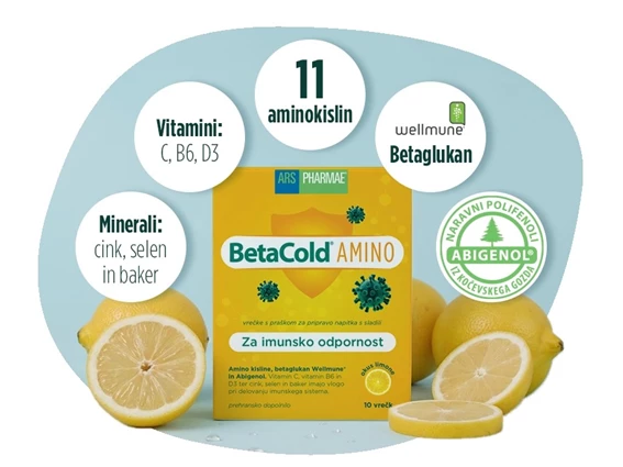 BETACOLD® AMINO 10 vrečk
