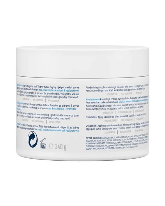 CeraVe vlažilna krema, 340 g