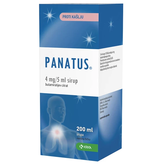 Panatus 4 mg/5 ml, sirup,200 ml