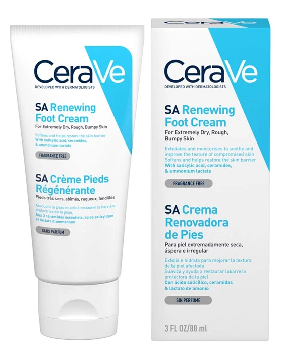  CeraVe SA obnovitvena krema za stopala, 88 ml
