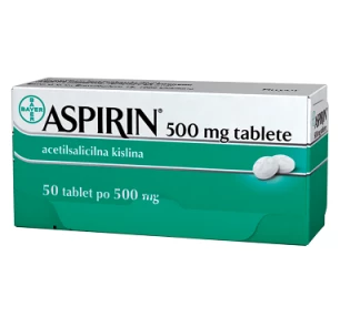 Aspirin 500 mg, 50 tablet