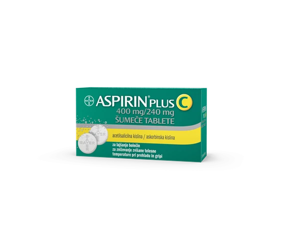 Aspirin plus C 400 mg/240 mg, 10 šumečih tablet
