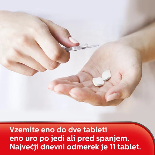 Rennie 680 mg/80 mg žvečljive tablete, 24 žvečljivih tablet