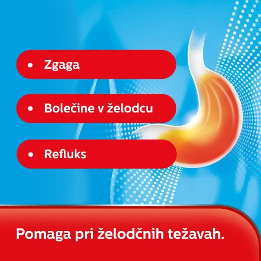 Rennie 680 mg/80 mg žvečljive tablete, 24 žvečljivih tablet