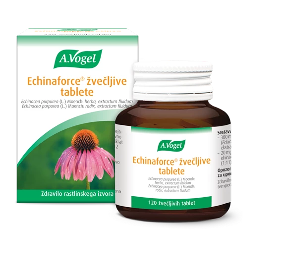 Echinaforce žvečljive tablete, 120 žvečljivih tablet