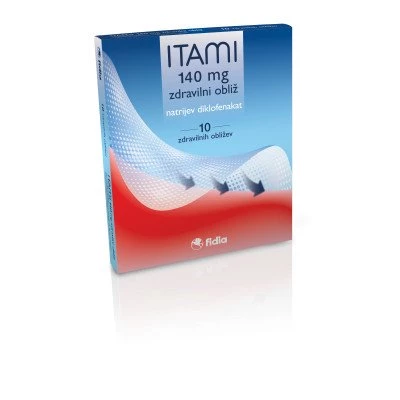 Itami 140 mg zdravilni obliž, 10 obližev