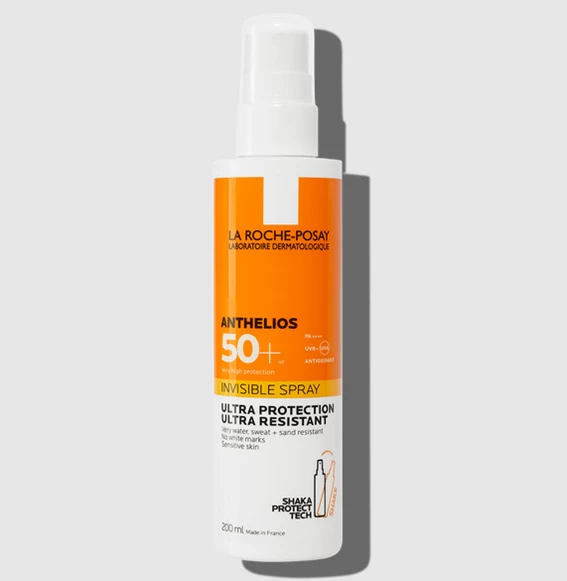 LRP Anthelios nevidno pršilo za obraz in telo SPF 50+, 200 ml