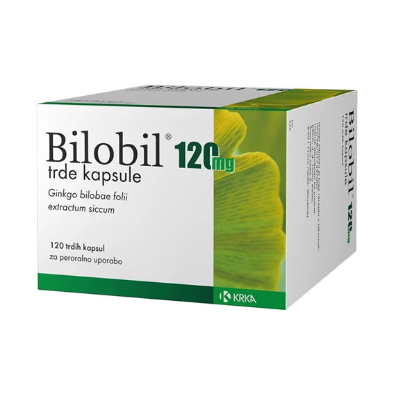 Bilobil 120 mg trde kapsule, 120 kapsul