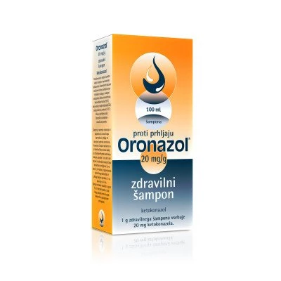 Oronazol 20 mg/g, zdravilni šampon, 100 ml