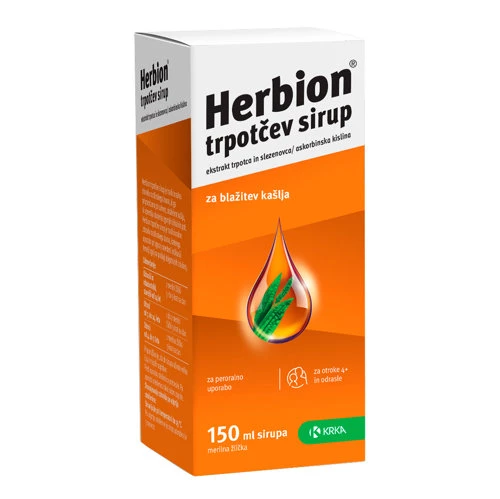 Herbion trpotčev sirup, 150 ml
