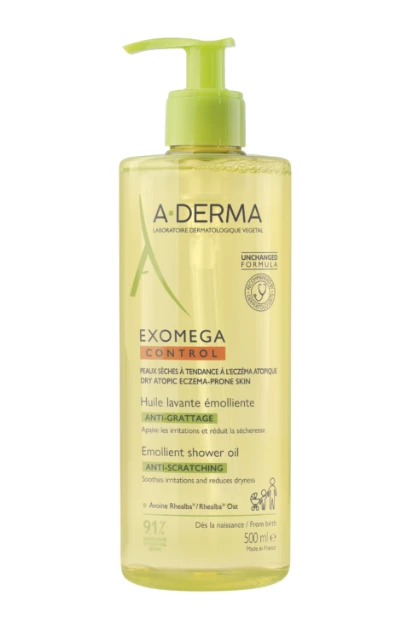 A-Derma Exomega Control emolientno olje za umivanje, 500 ml