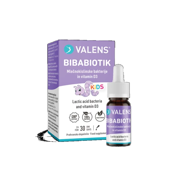 Valens BibaBiotik kapljice, 7,5 ml