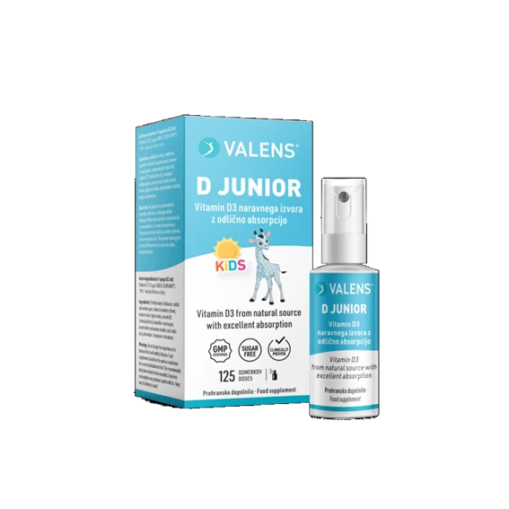 Valens D Junior ustno pršilo, 25 ml