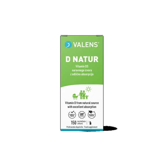 Valens D-natur ustno pršilo, 15 ml