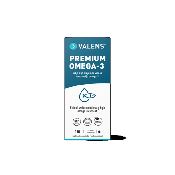 Valens Premium Omega-3 olje, 150 ml