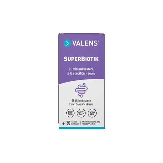 Valens SuperBiotik, 30 kapsul