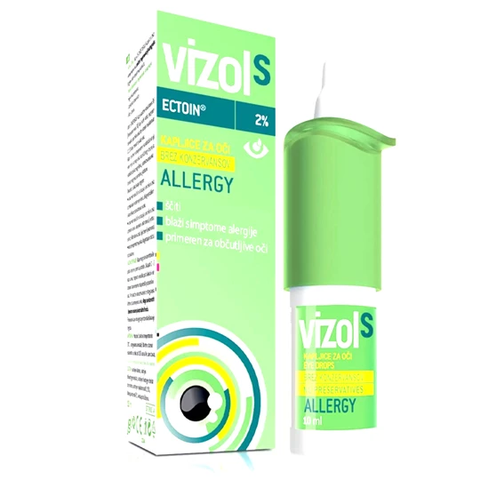 Vizol S ALLERGY, kapljice za oči, 10 ml