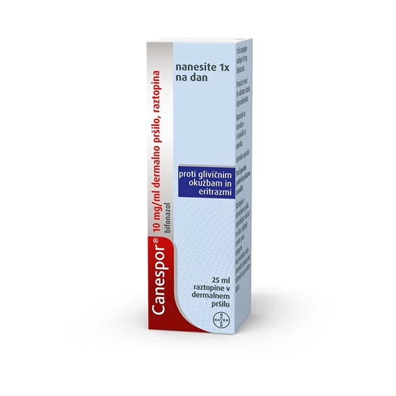 Canespor dermalno pršilo 10mg/ml, 25 ml