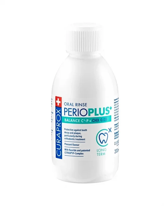 Curaprox Perio Plus+ Balance, ustna voda s klorheksidinom, 200 ml