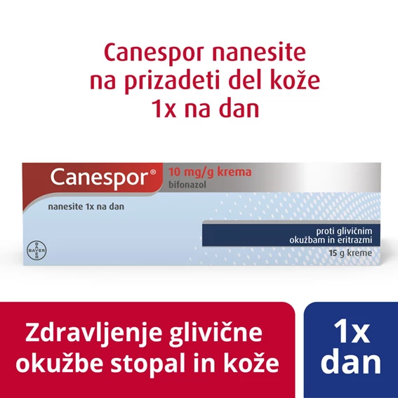 Canespor krema 10mg/g, 15 g