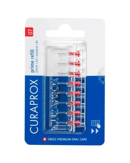  Curaprox CPS 07 Prime Refill, 8 medzobnih ščetk + etui