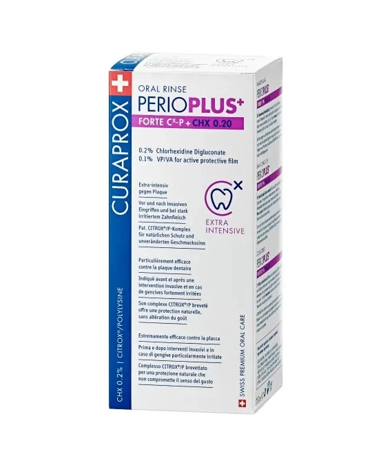Curaprox Perio Plus Forte 0,20% ustna voda, 200 ml