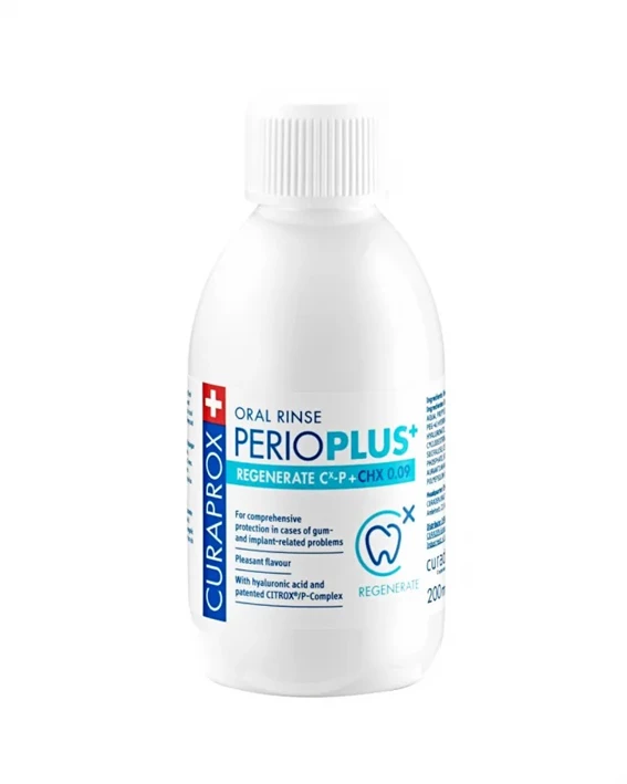 Curaprox Perio Plus Regenerate 0,09% ustna voda, 200 ml