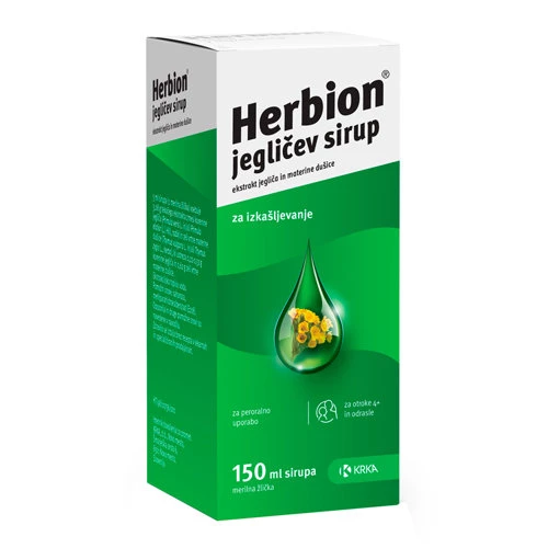 Herbion jegličev sirup, 150 ml