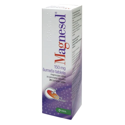 Magnesol 150 mg,20 šumečih tablet