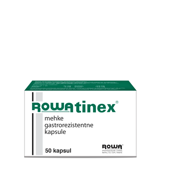 Rowatinex, gastrorezistentne mehke kapsule (50 kapsul)
