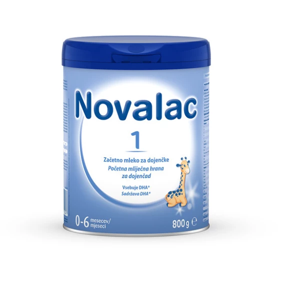 Novalac 1, začetno mleko za dojenčke 0- 6 mesecev (800 g)