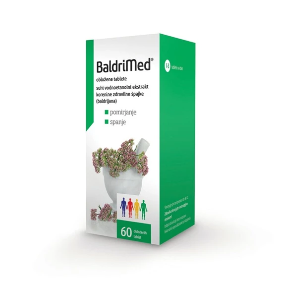 BaldriMed obložene tablete, 60 tablet