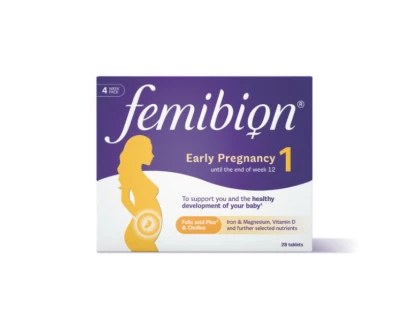 Femibion 1, tablete za podporo v nosečnosti do 12. tedna,28 tablet