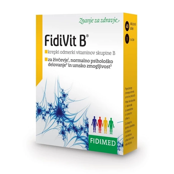 FidiVit B tablete, 40 obloženih tablet