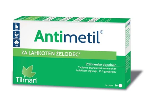 Antimetil ingver tablete, 36 tablet