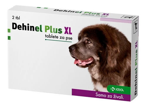Dehinel Plus XL, tablete za pse (12 tablet)
