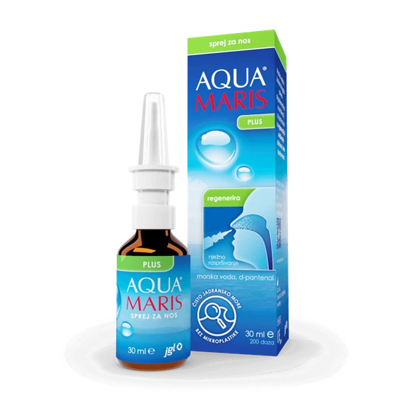 AQUA MARIS® Plus pršilo za nos z dekspantenolom, 30 ml
