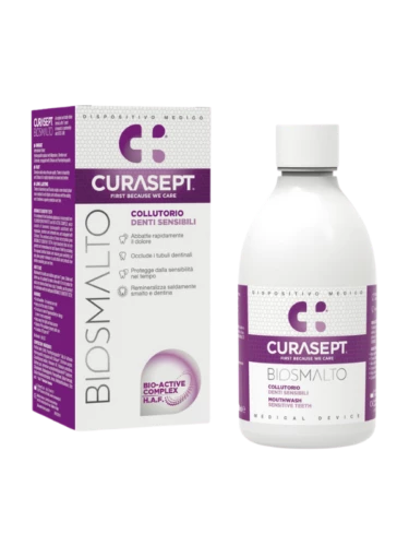 Curasept Biosmalto Sensitive, ustna voda, 300 ml