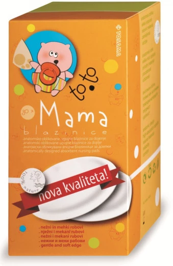 to.to blazinice za dojenje, 30 blazinic