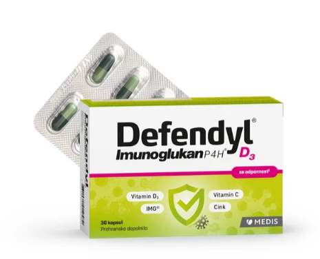Defendyl Imunoglukan P4H D3, kapsule, 30 kapsul