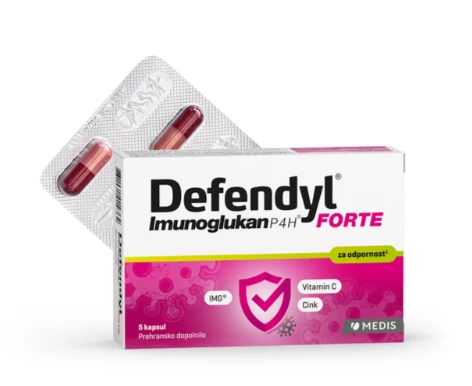 Defendyl Imunoglukan P4H Forte, kapsule, 5 kapsul